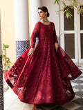 Gulaal | Embroidered Chiffon 23 | GARNET - (GL-EP23V1-09) - House Of Anaya