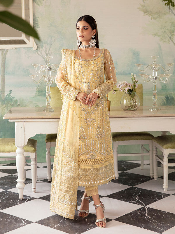Gulaal | Embroidered Chiffon 23 | ANIYA GL-LP-V2-10 - House Of Anaya
