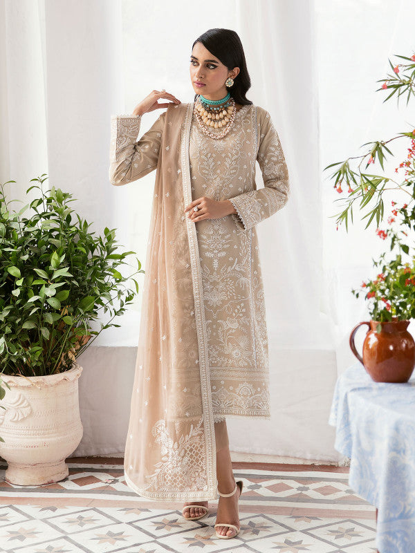 Gulaal | Embroidered Chiffon 23 | Meraki - House Of Anaya