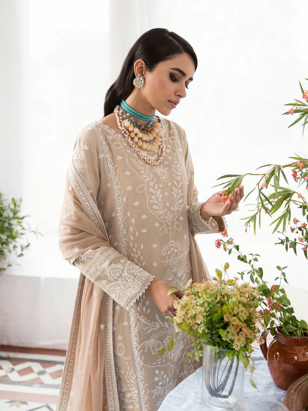 Gulaal | Embroidered Chiffon 23 | Meraki - House Of Anaya