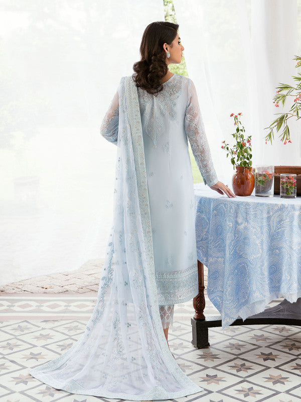 Gulaal | Embroidered Chiffon 23 | Wisteria - House Of Anaya