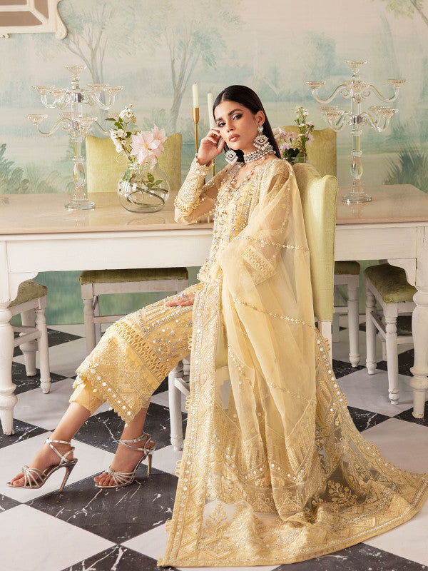 Gulaal | Embroidered Chiffon 23 | ANIYA GL-LP-V2-10 - House Of Anaya