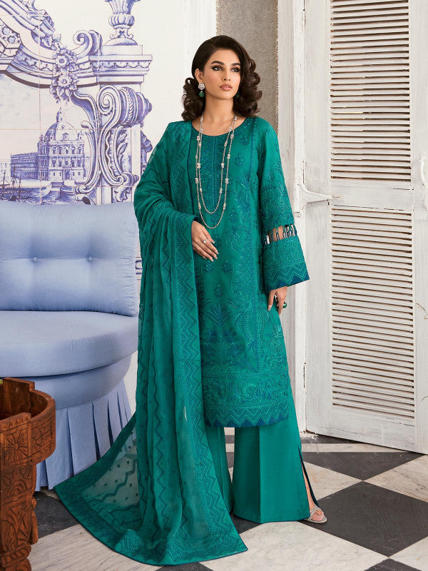 Gulaal | Embroidered Chiffon 23 | Sairaab - House Of Anaya