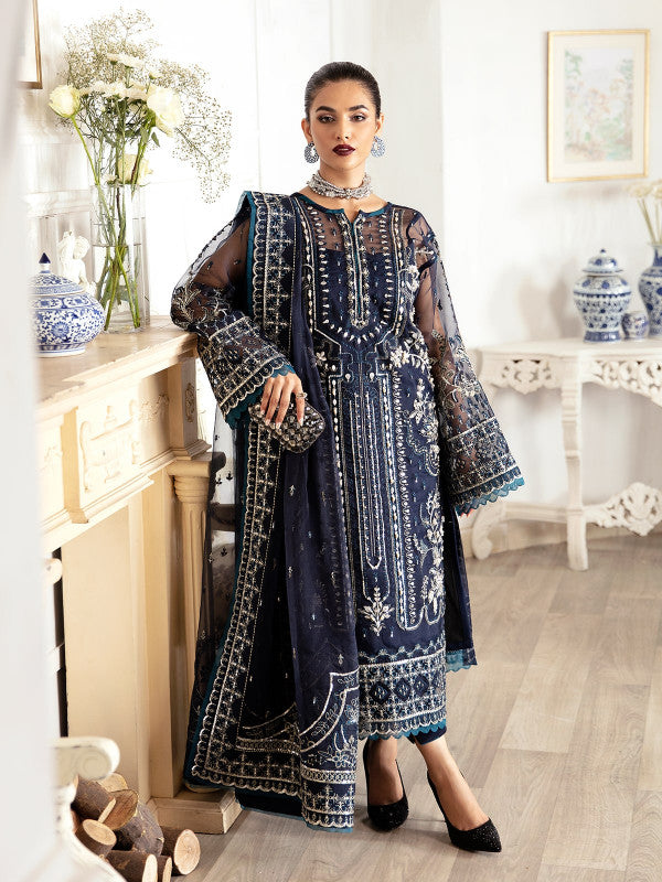 Gulaal | Embroidered Chiffon 23 | SABELA GL-LP-V2-15 - House Of Anaya