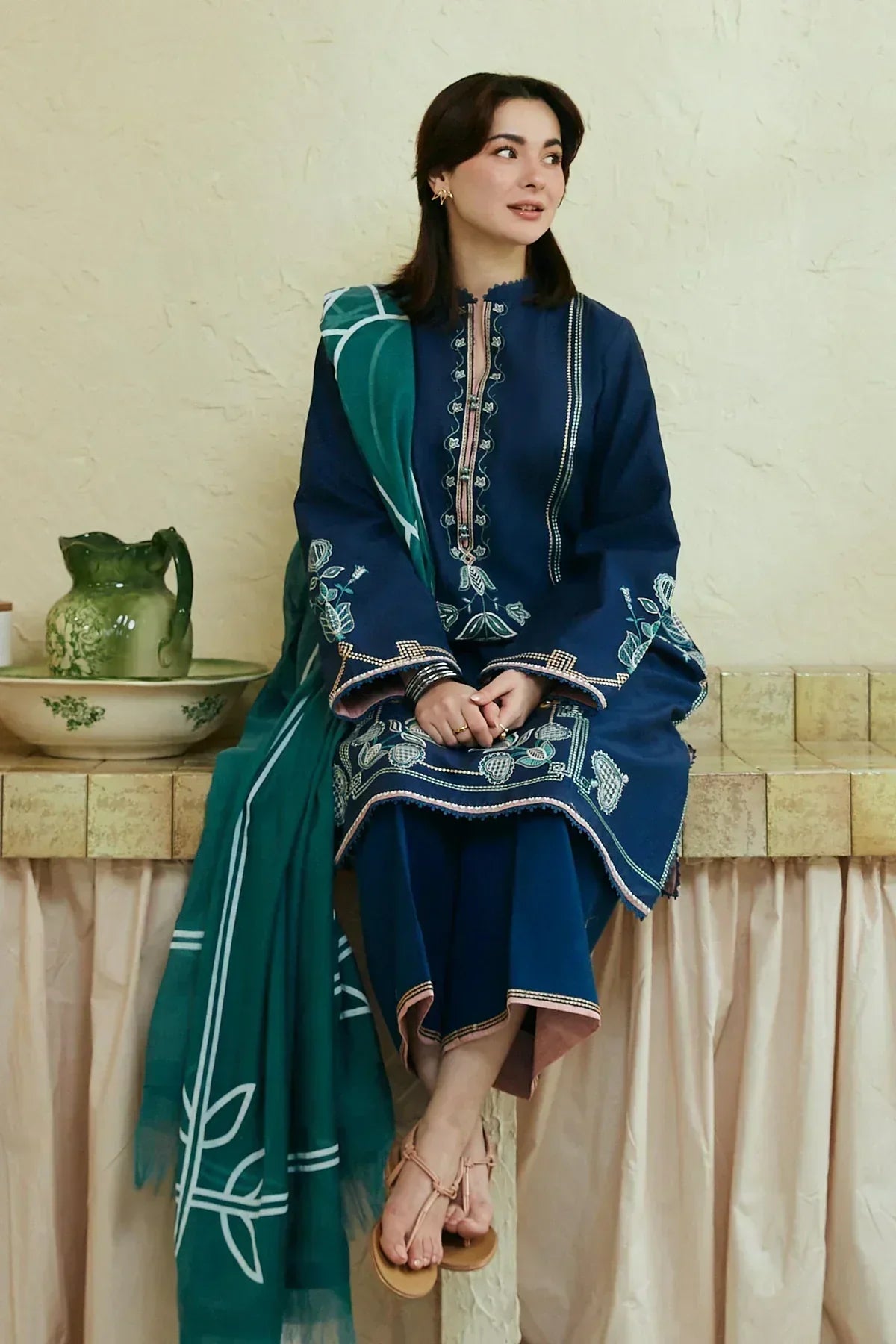 Zara Shahjahan | Coco Lawn 24 | GUL MOHAR-3B - House of Zarish