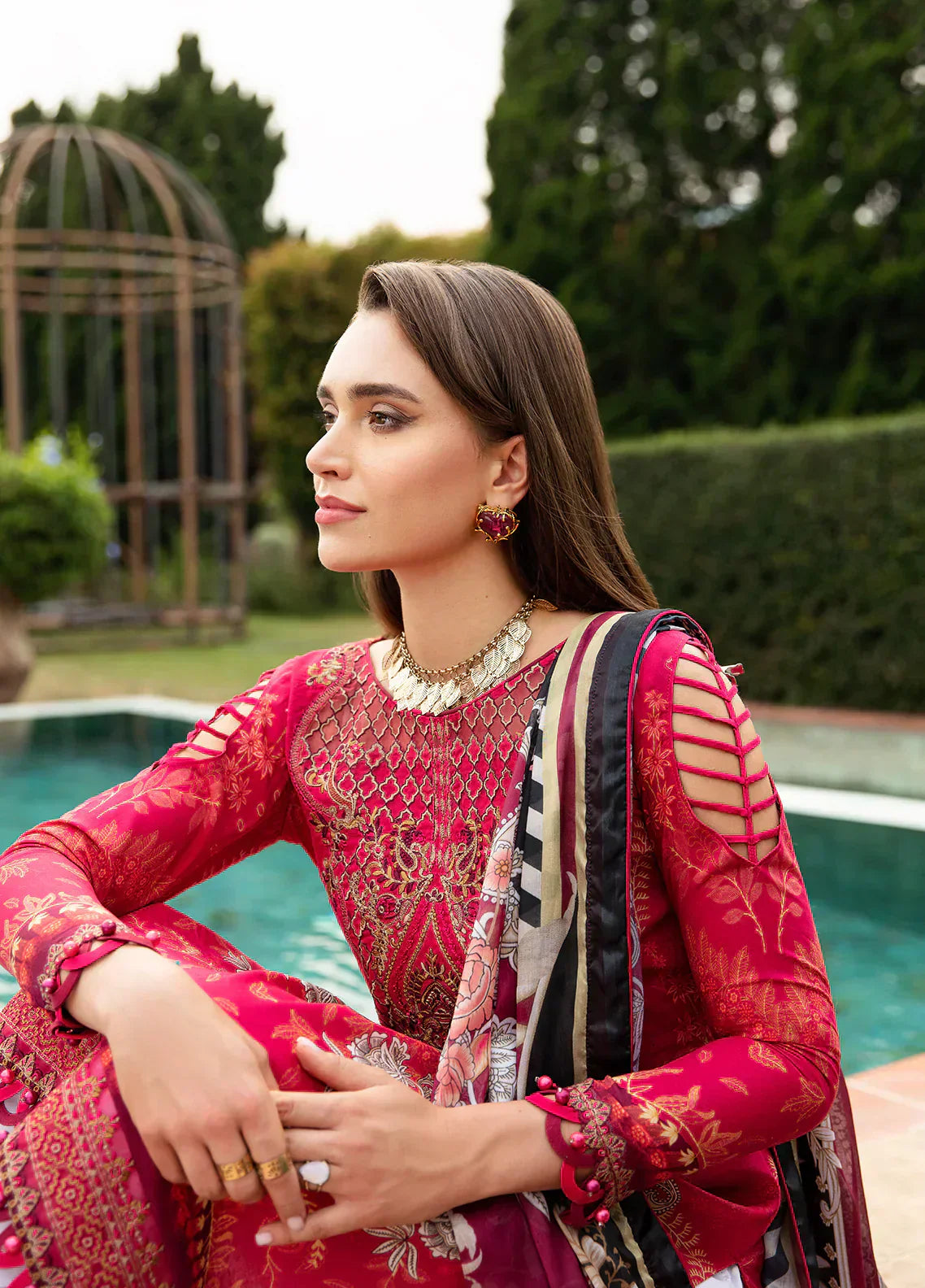 Gulaal | Springtime Ballet | CHERIE (GL-L-24V1-04) - House Of Anaya