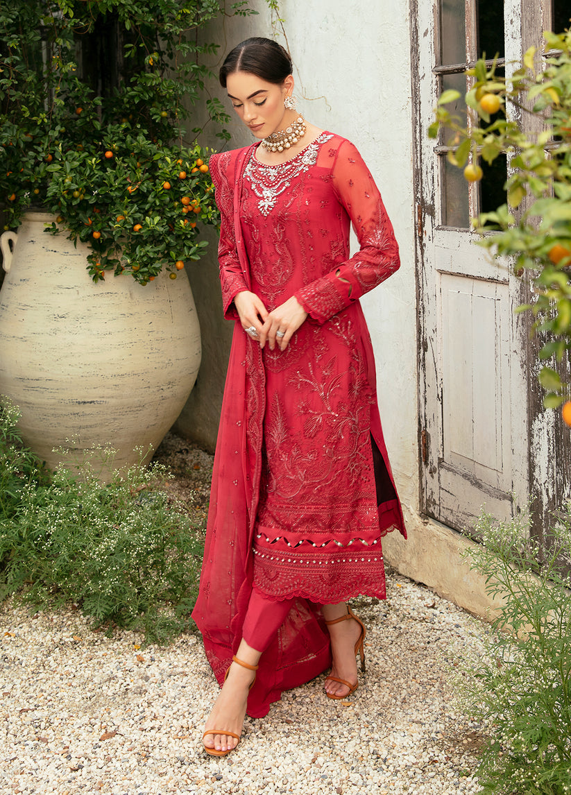 Gulaal | Embroidered Chiffon Eid Collection | ULMARIA - House Of Anaya