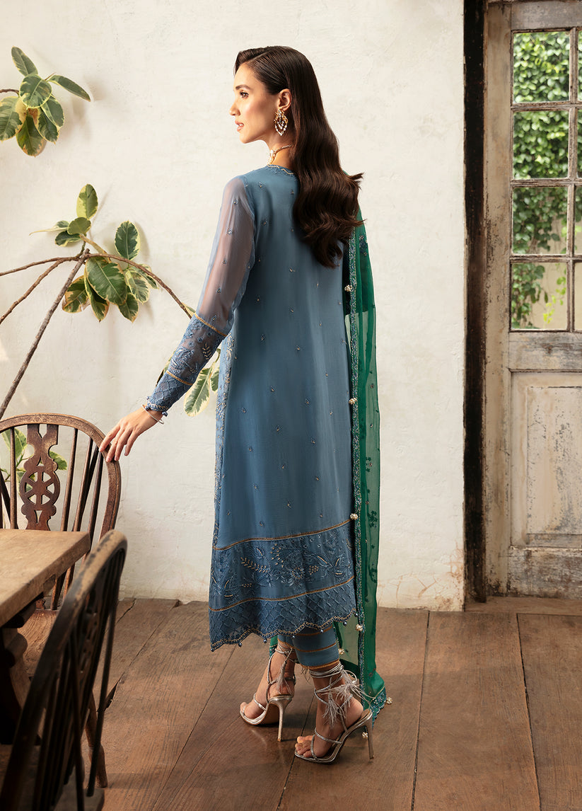 Gulaal | Embroidered Chiffon Eid Collection | HELIA - House Of Anaya