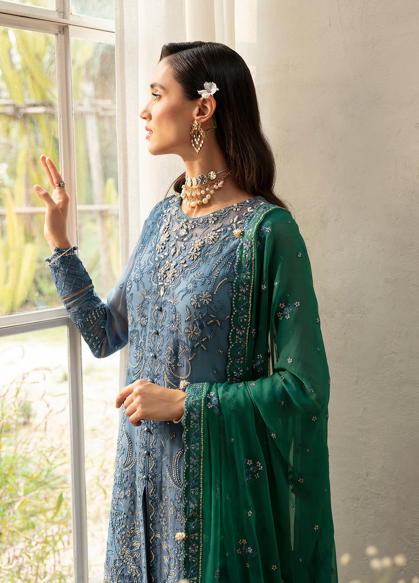 Gulaal | Embroidered Chiffon Eid Collection | HELIA - House Of Anaya
