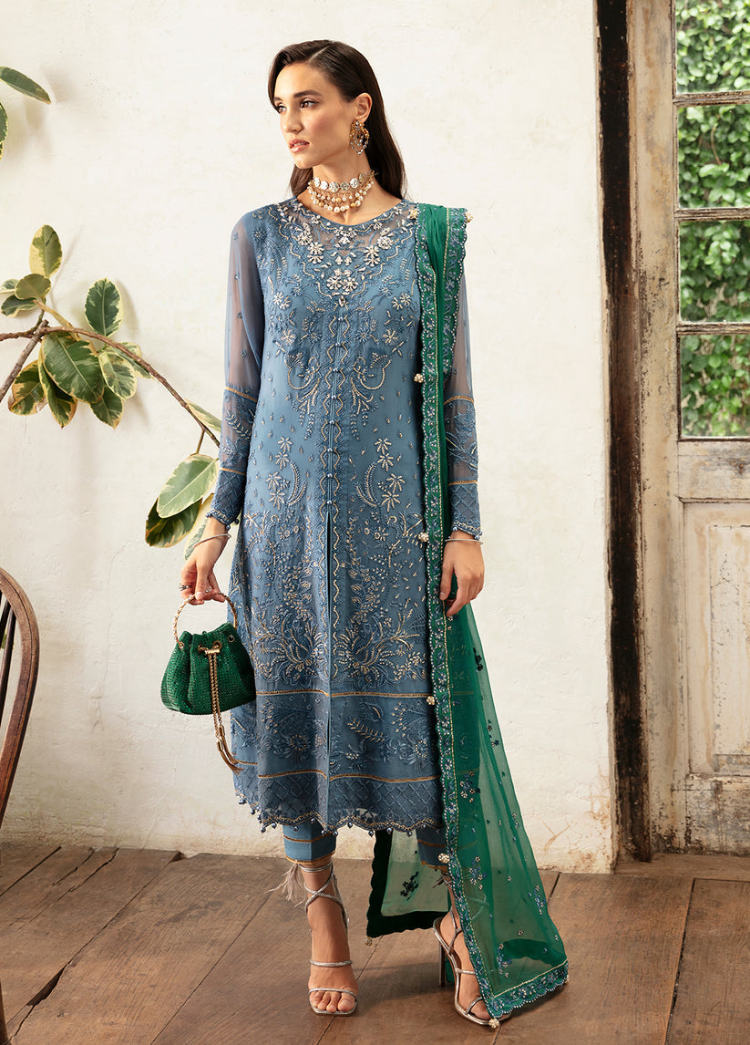 Gulaal | Embroidered Chiffon Eid Collection | HELIA - House Of Anaya