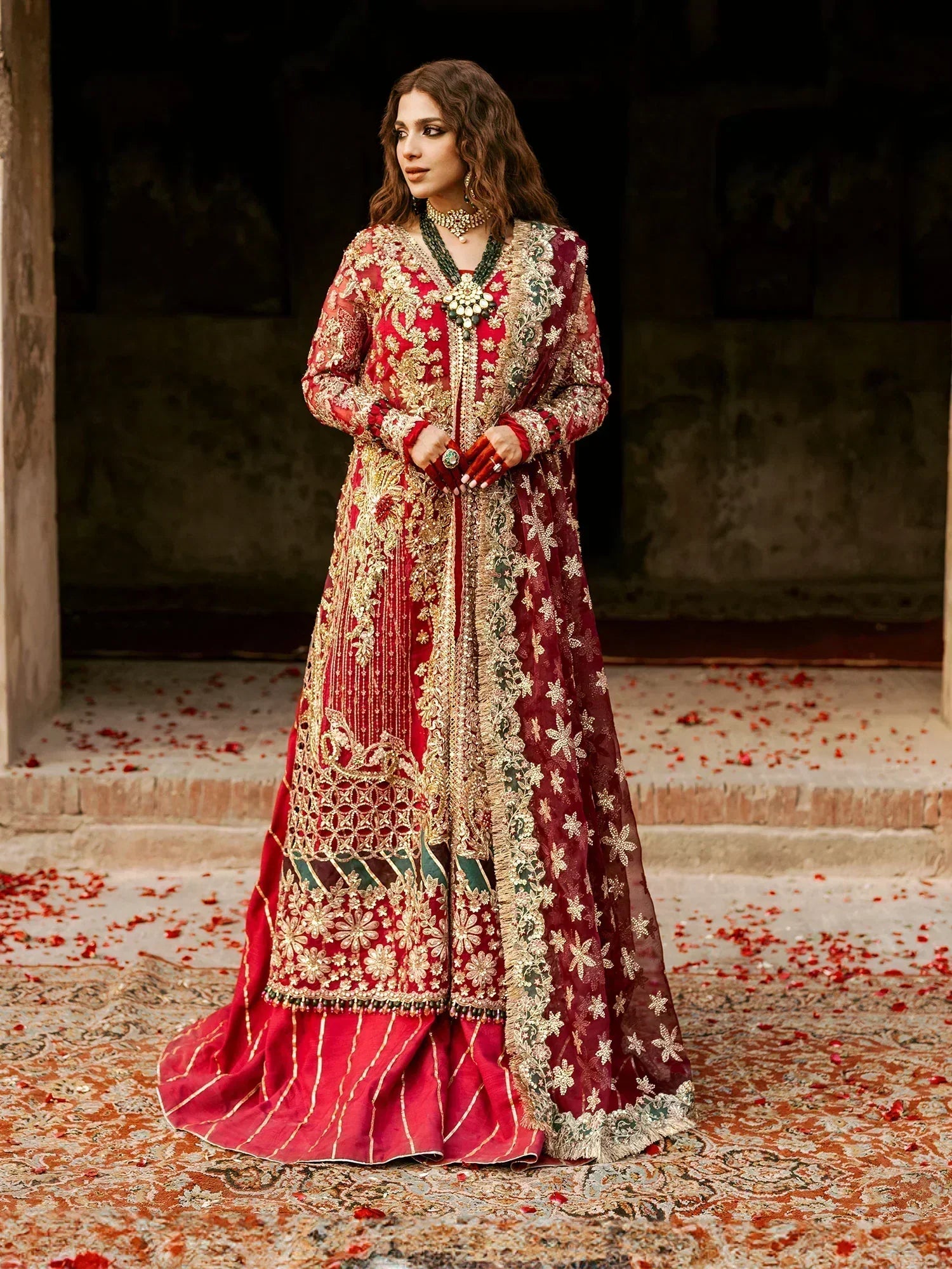Maryam Hussain | Gulaab Wedding Formals 24 | Ishq - House of Zarish