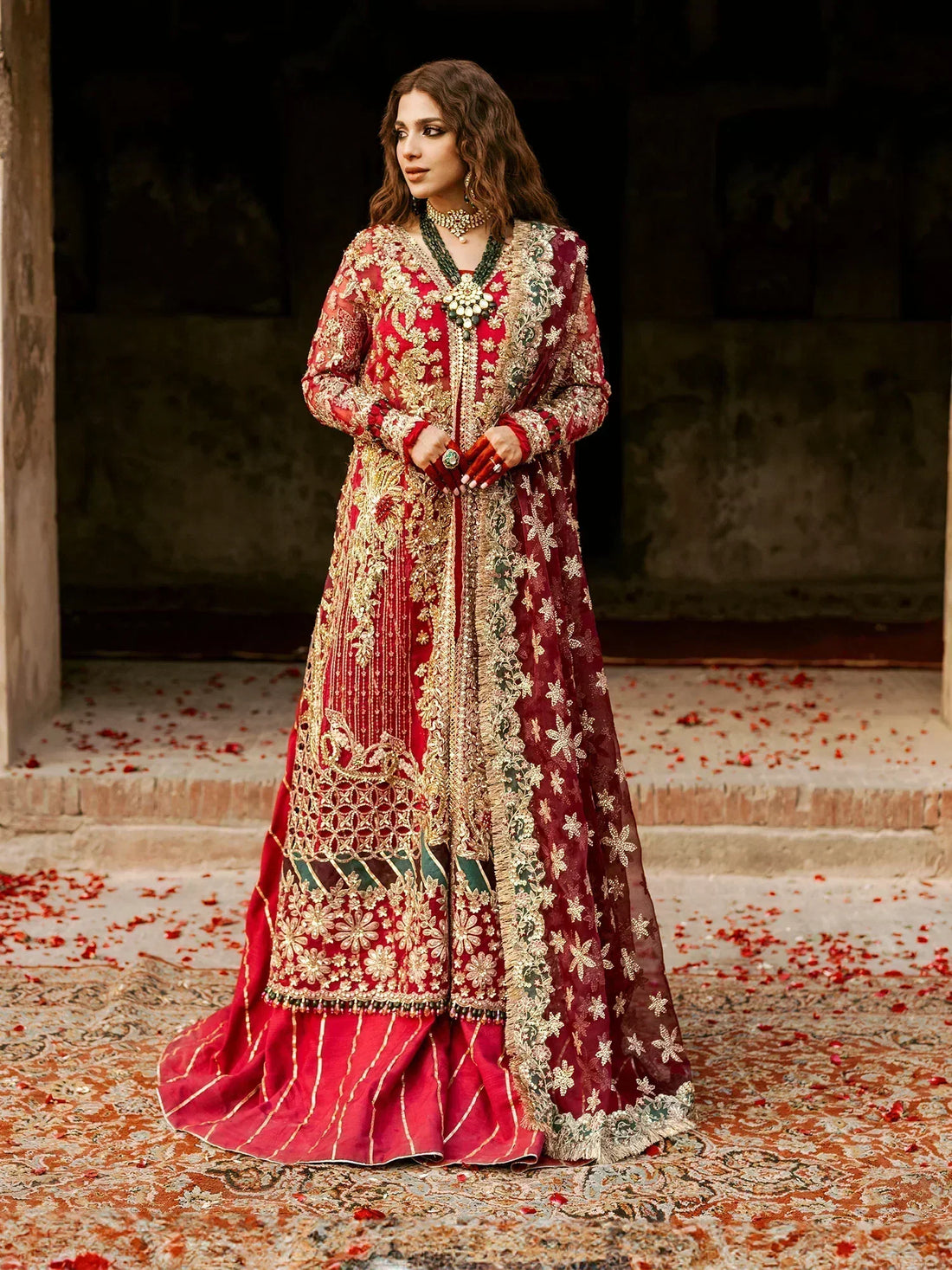 Maryam Hussain | Gulaab Wedding Formals 24 | Ishq - House of Zarish
