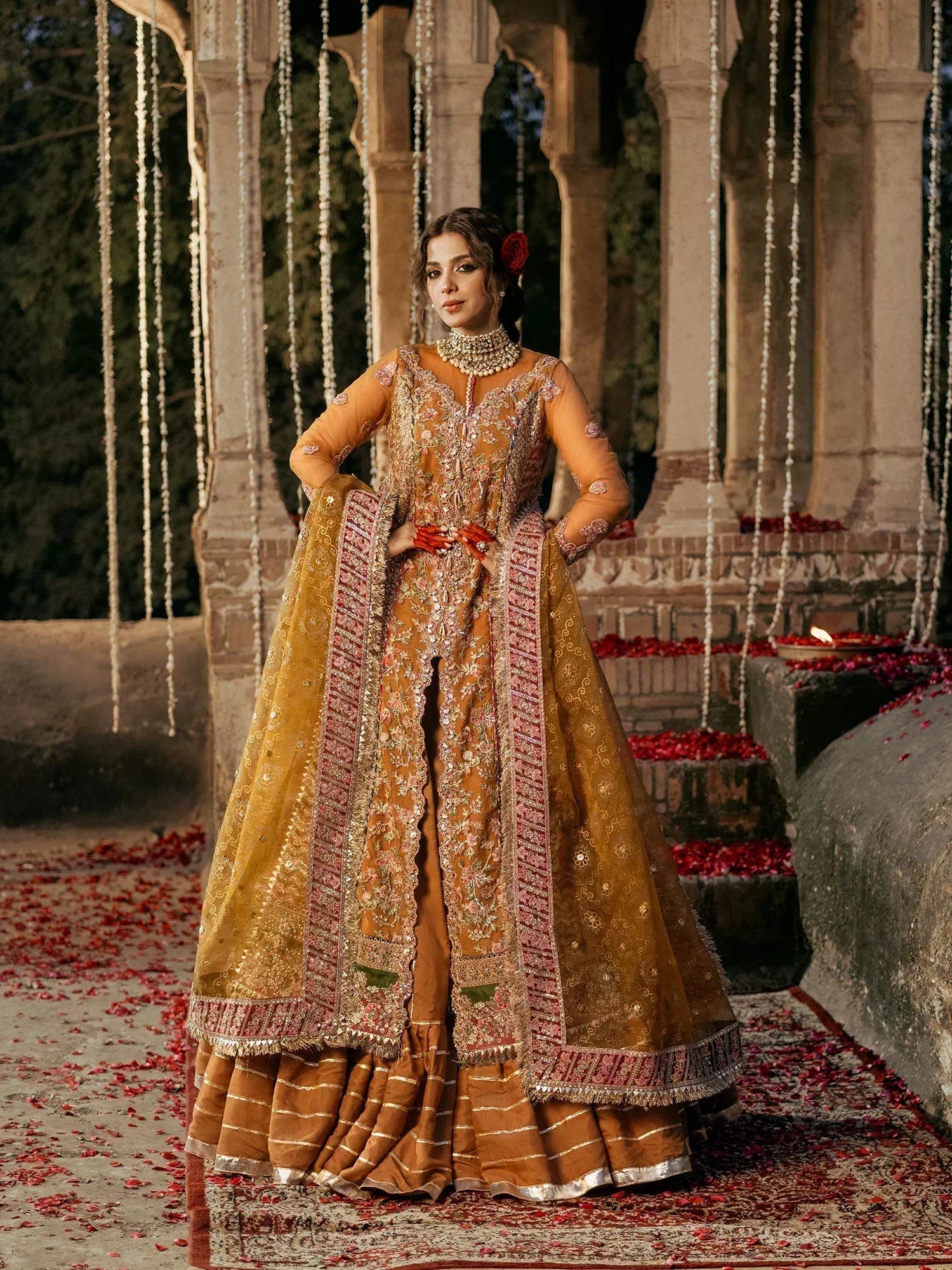 Maryam Hussain | Gulaab Wedding Formals 24 | Sandli - House of Zarish
