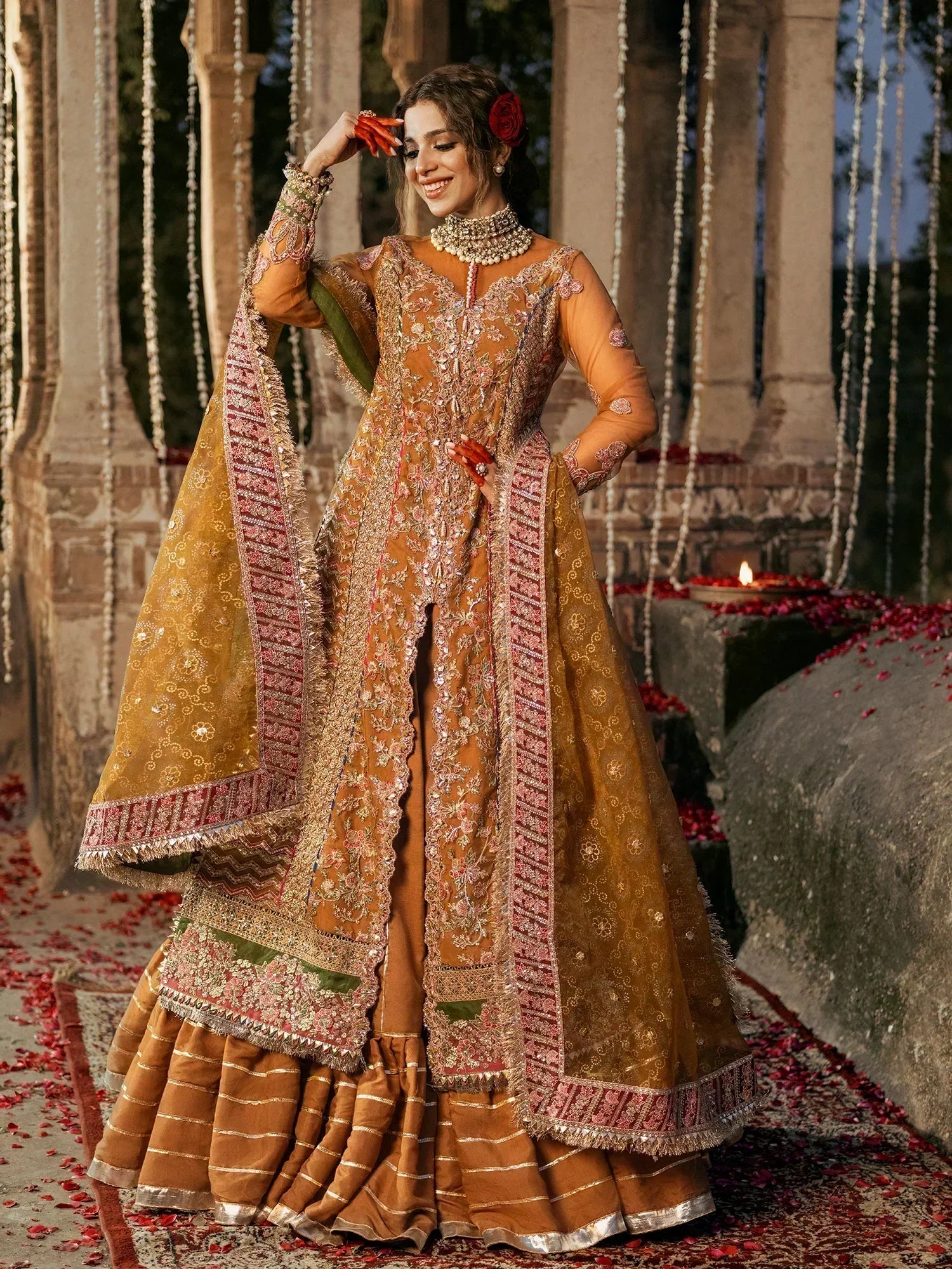 Maryam Hussain | Gulaab Wedding Formals 24 | Sandli - House of Zarish
