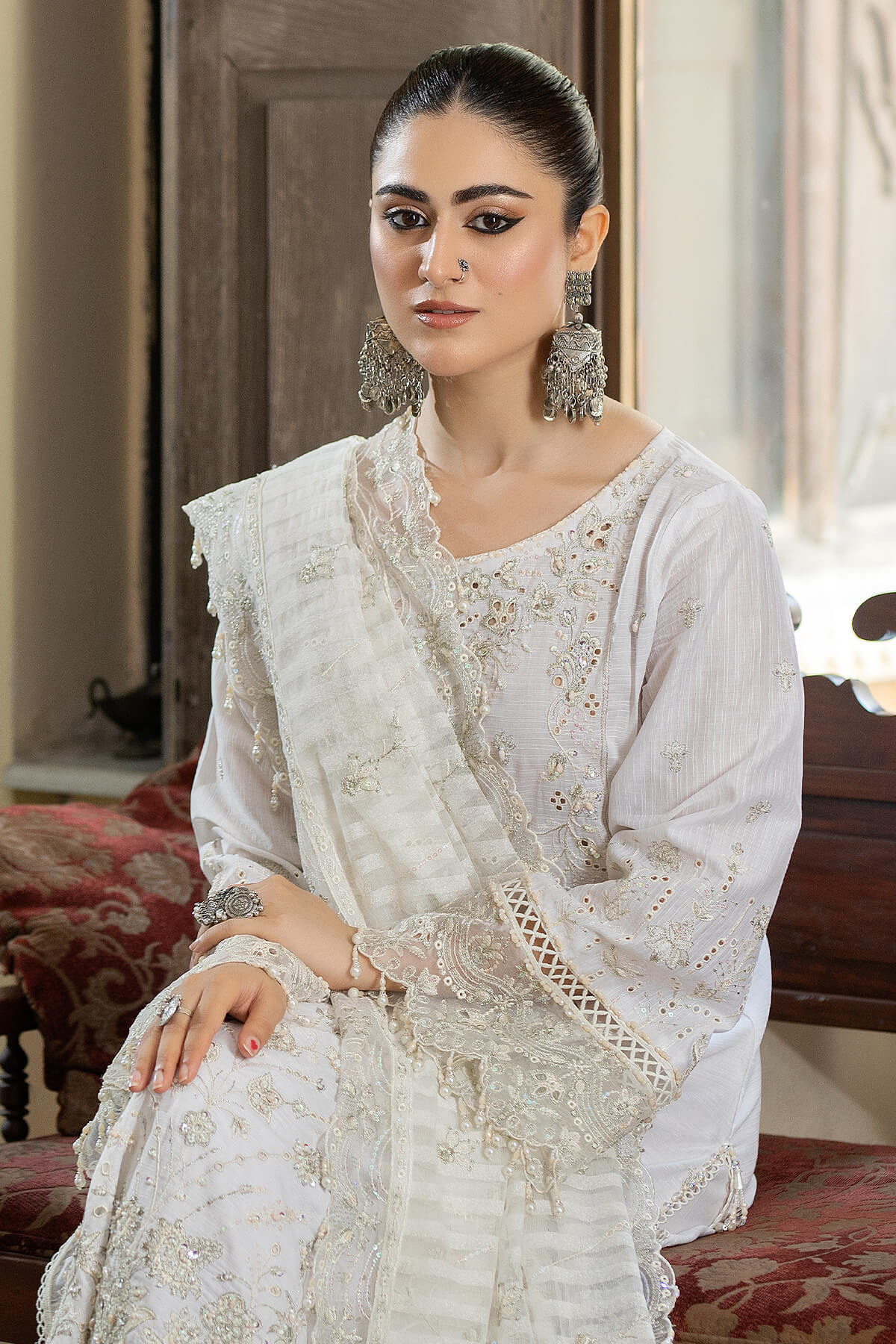 Raeesa Premium | Kimora Lawn Collection | Kimora | HL-18 Marwa - House Of Anaya