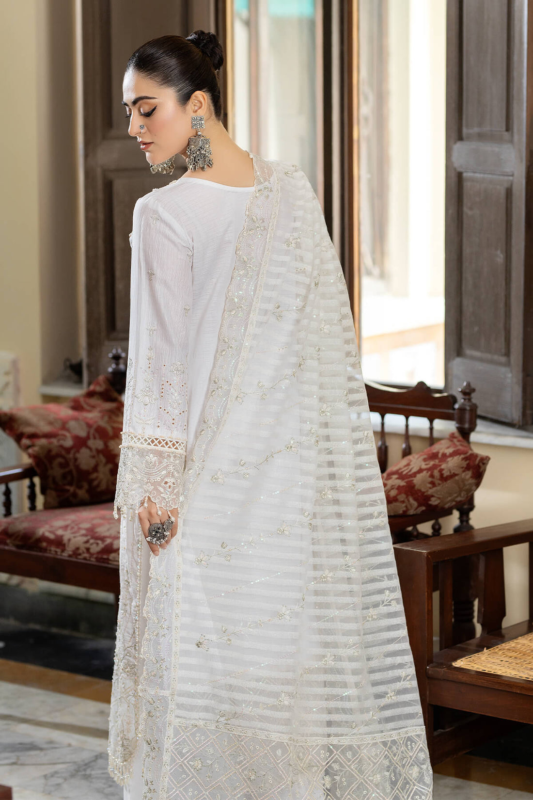 Raeesa Premium | Kimora Lawn Collection | Kimora | HL-18 Marwa - House Of Anaya
