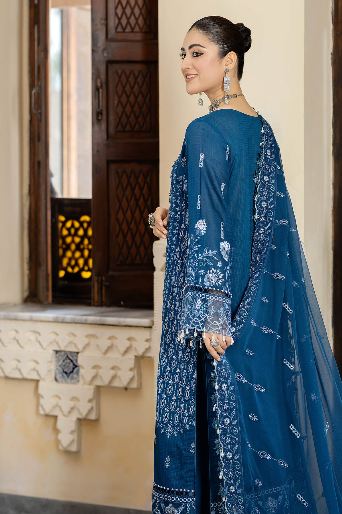 Raeesa Premium | Kimora Lawn Collection | Kimora | HL-19 Farheen - House Of Anaya