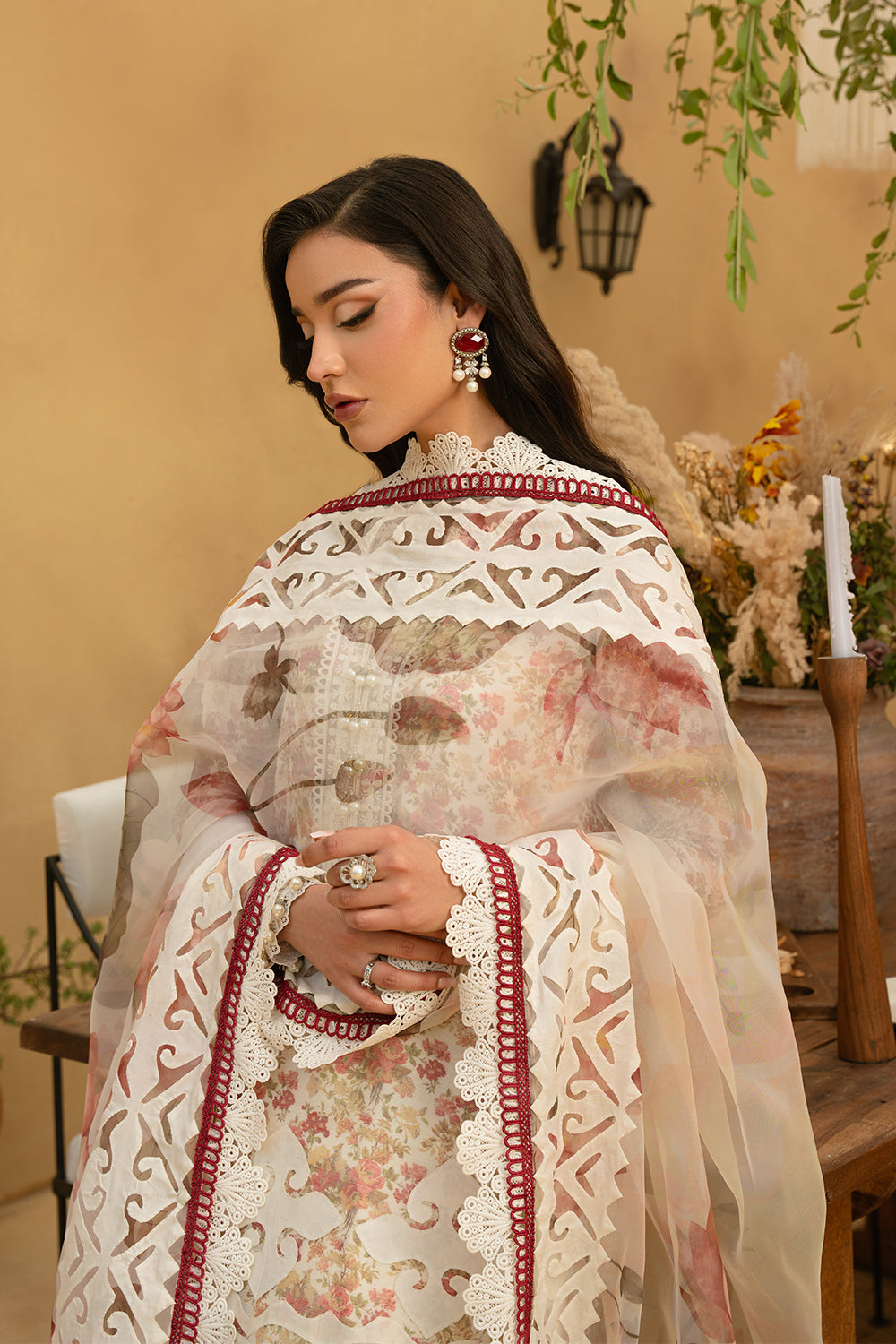 Saira Rizwan | Luxury Lawn 25 | MAYA-SRL25-06 - House Of Anaya