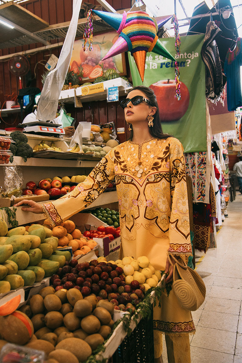 Mushq | La Dolce Hemline Prints 25 | Blossing Almond