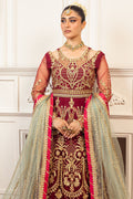 Mushq | Hemline Aura Debut Wedding Formals | SCARLET