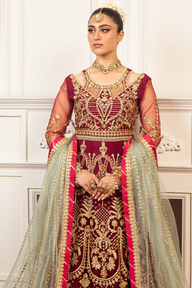 Mushq | Hemline Aura Debut Wedding Formals | SCARLET