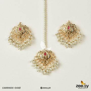 Hyderabadi Earrings-0448 - House Of Zarish