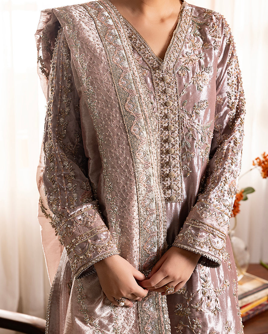Mushq | Sunehri Lama Silk | Hamna