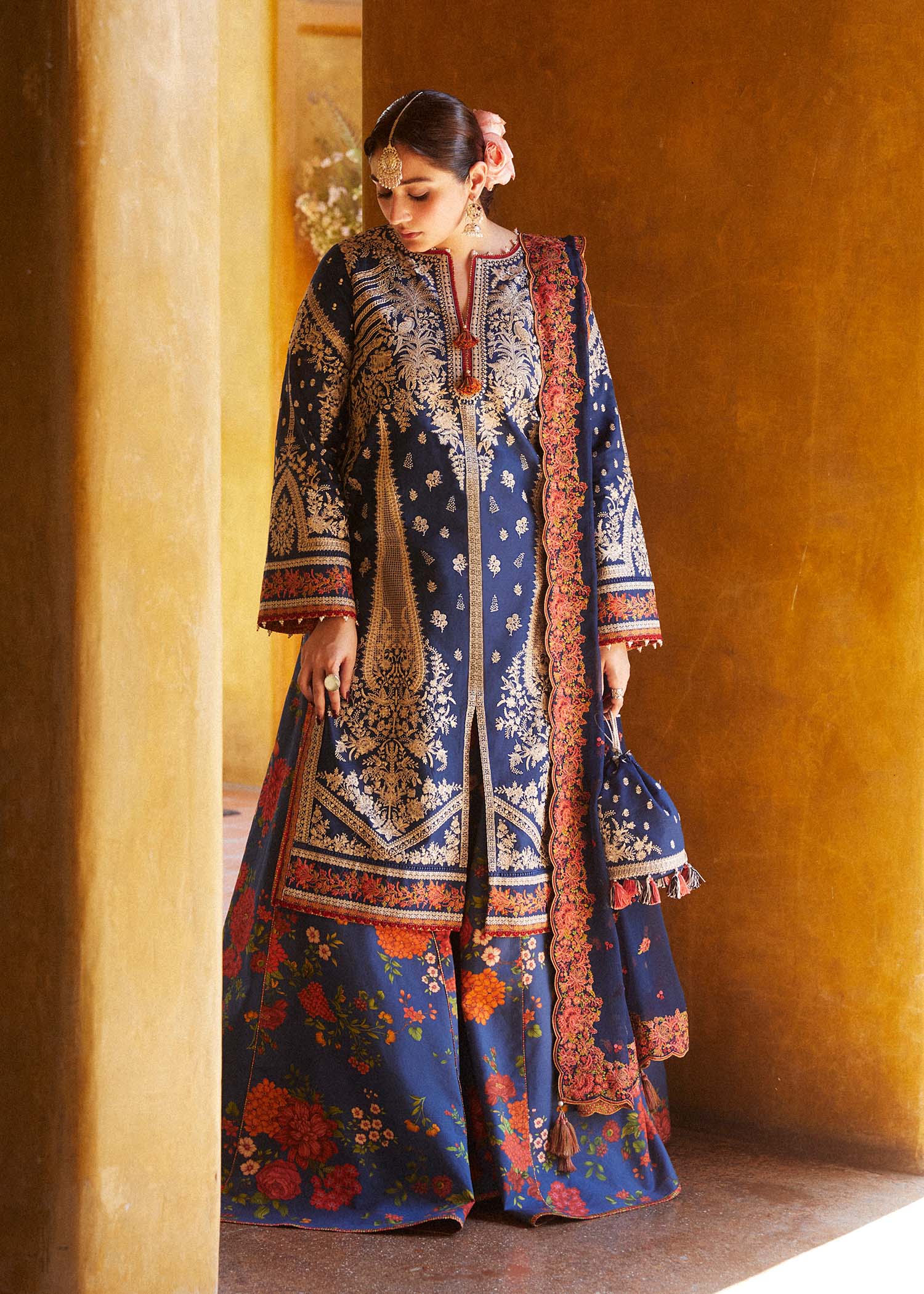 Hussain Rehar | Zaiba-Eid Lawn Collection24 | Neelofar - House Of Anaya