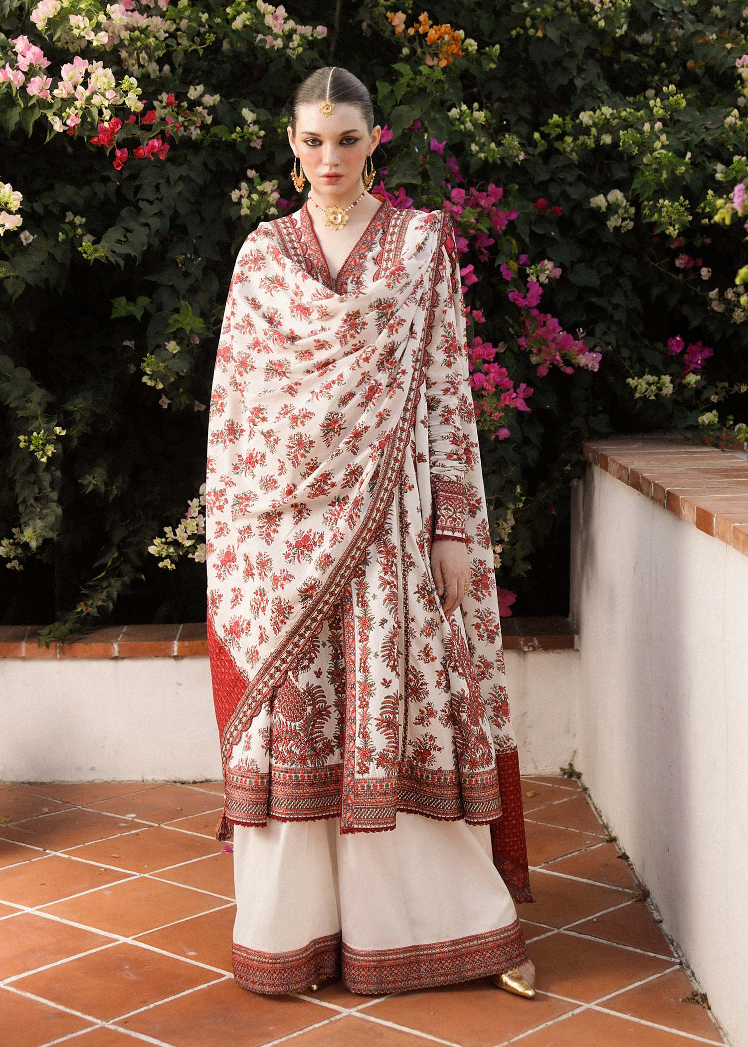 Hussain Rehar | Zaiba-Eid Lawn Collection24 | Safaid - House Of Anaya