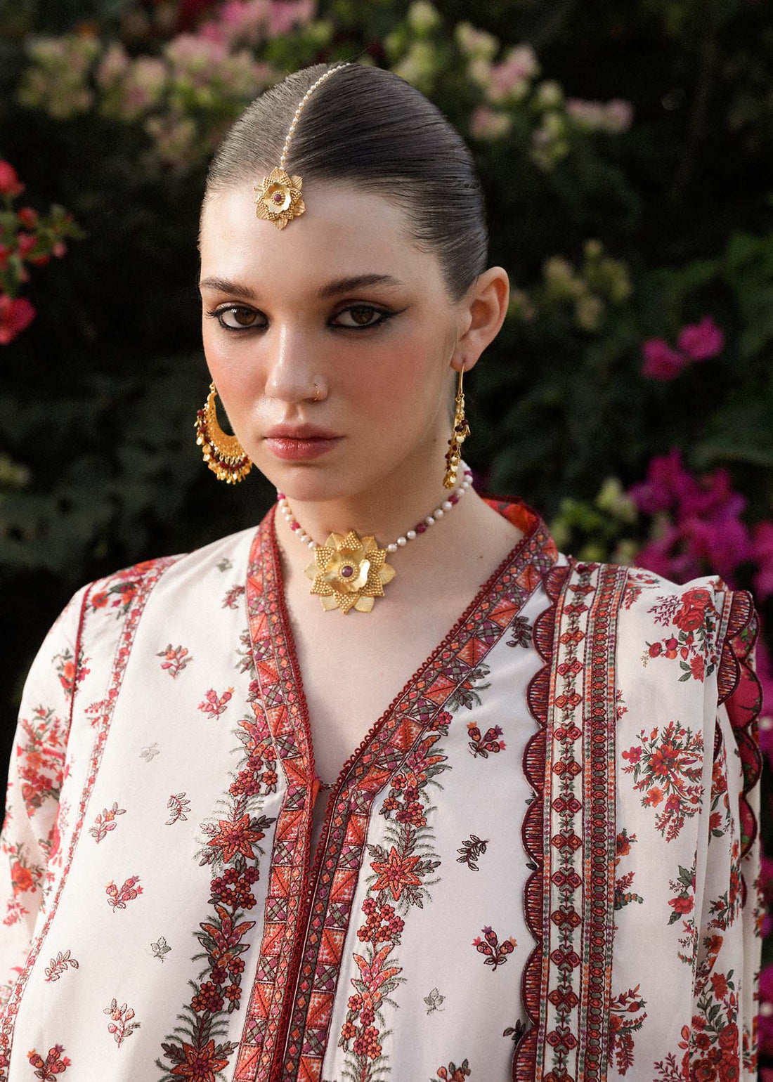 Hussain Rehar | Zaiba-Eid Lawn Collection24 | Safaid - House Of Anaya