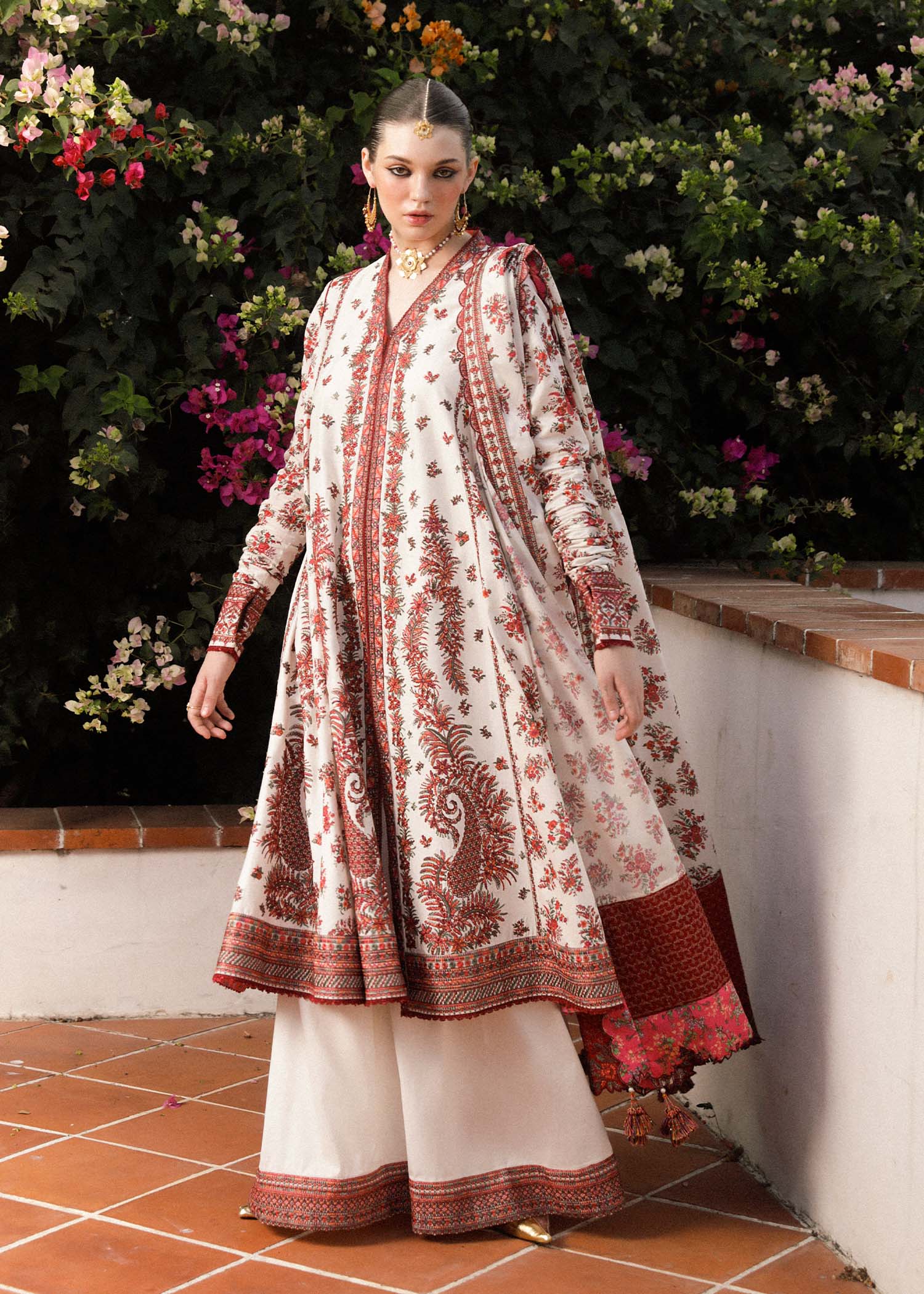 Hussain Rehar | Zaiba-Eid Lawn Collection24 | Safaid - House Of Anaya