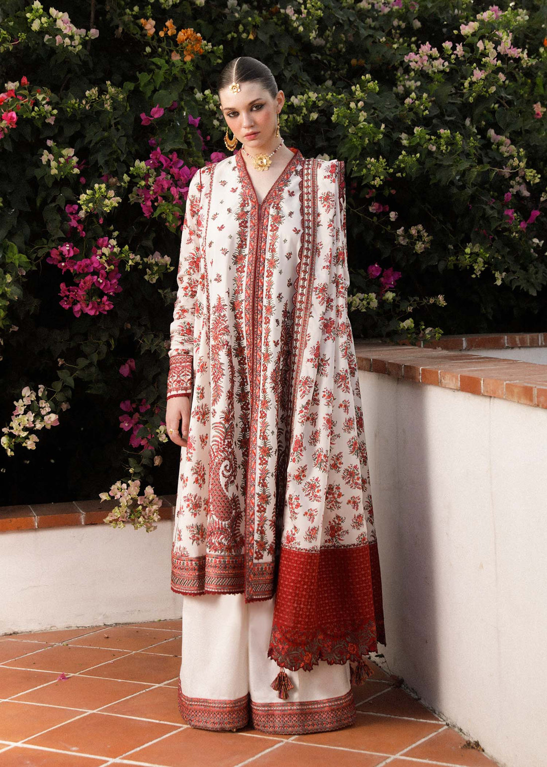 Hussain Rehar | Zaiba-Eid Lawn Collection24 | Safaid - House Of Anaya