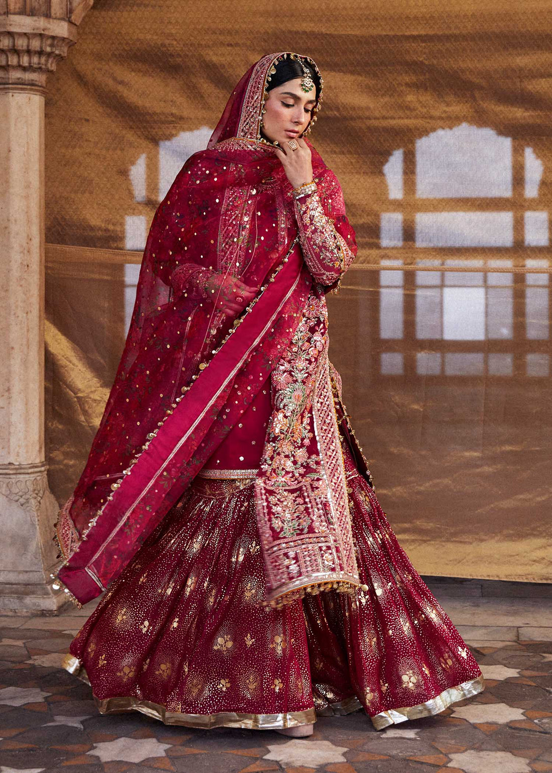 Hussain Rehar | Luxury Festive FW/24 | Gulal - House Of Anaya