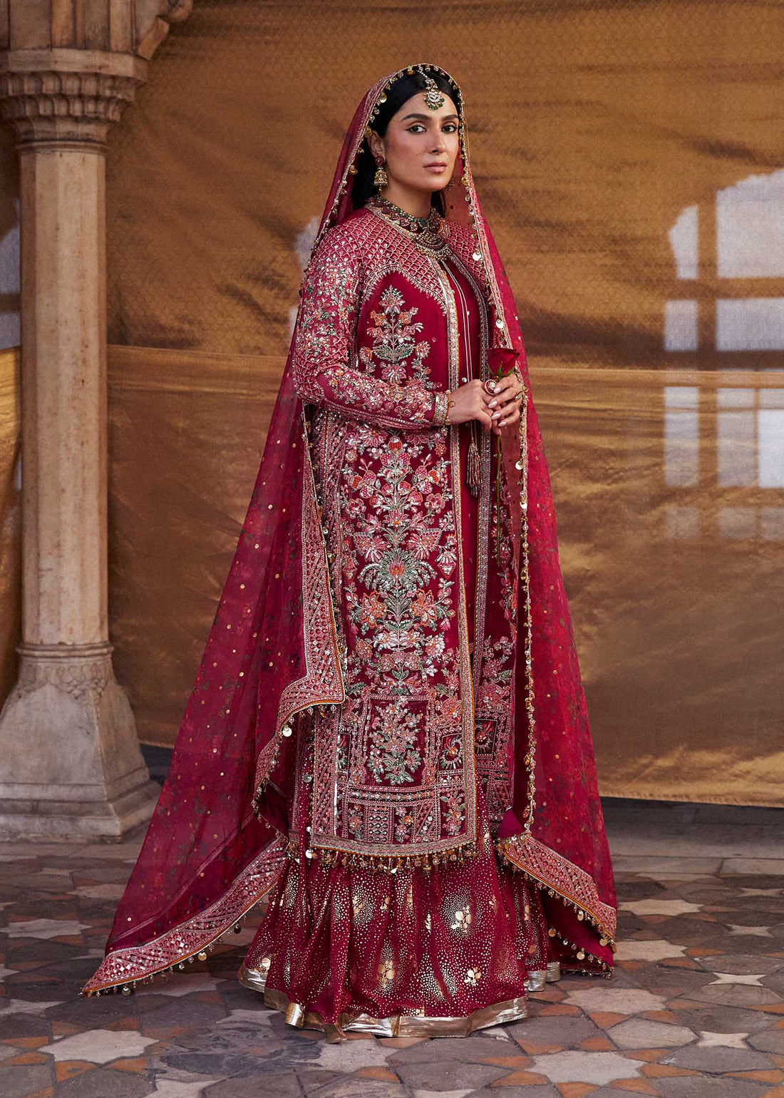 Hussain Rehar | Luxury Festive FW/24 | Gulal - House Of Anaya