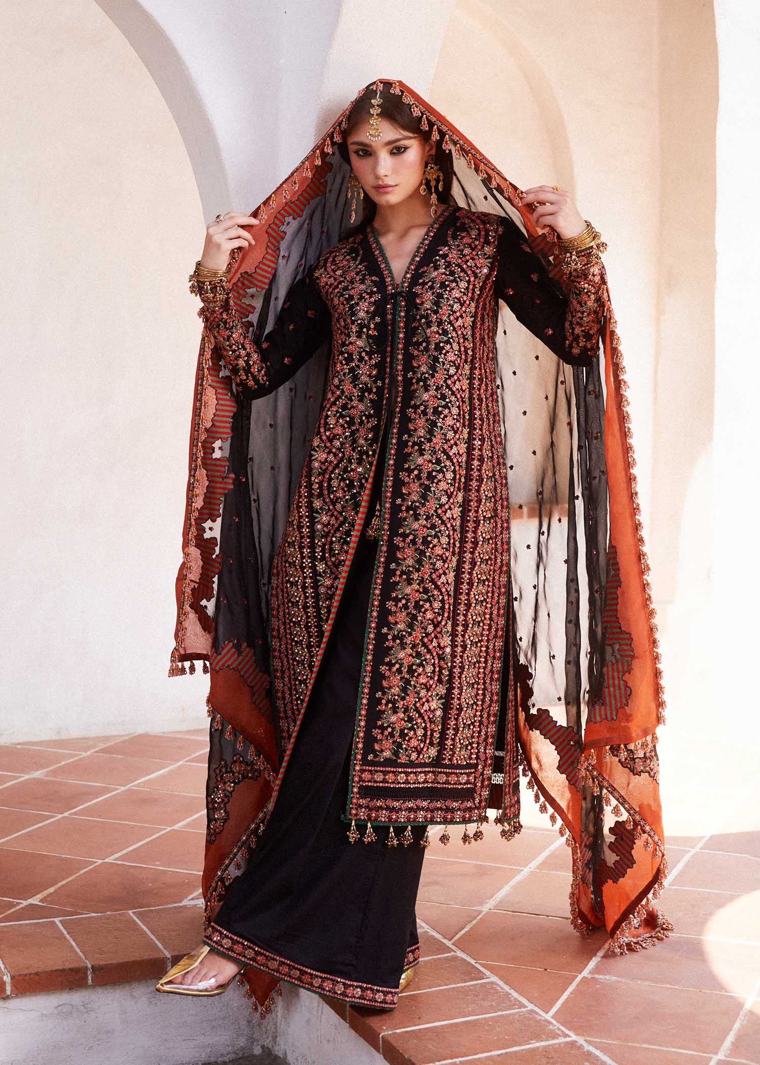 Hussain Rehar | Eid Luxury Lawn SS/24 | Sifouna - House Of Anaya