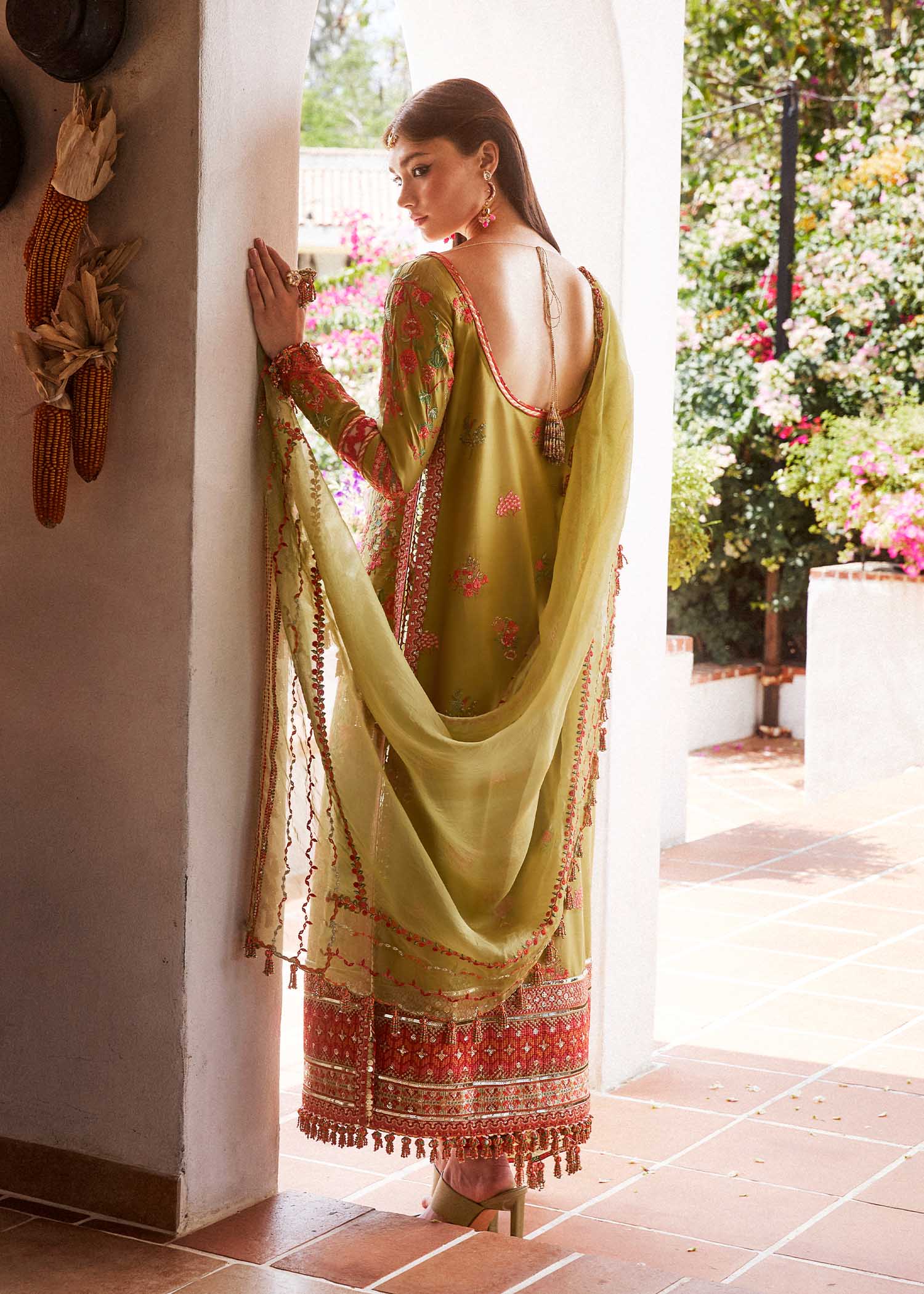 Hussain Rehar | Eid Luxury Lawn SS/24 | Sorbet - House Of Anaya
