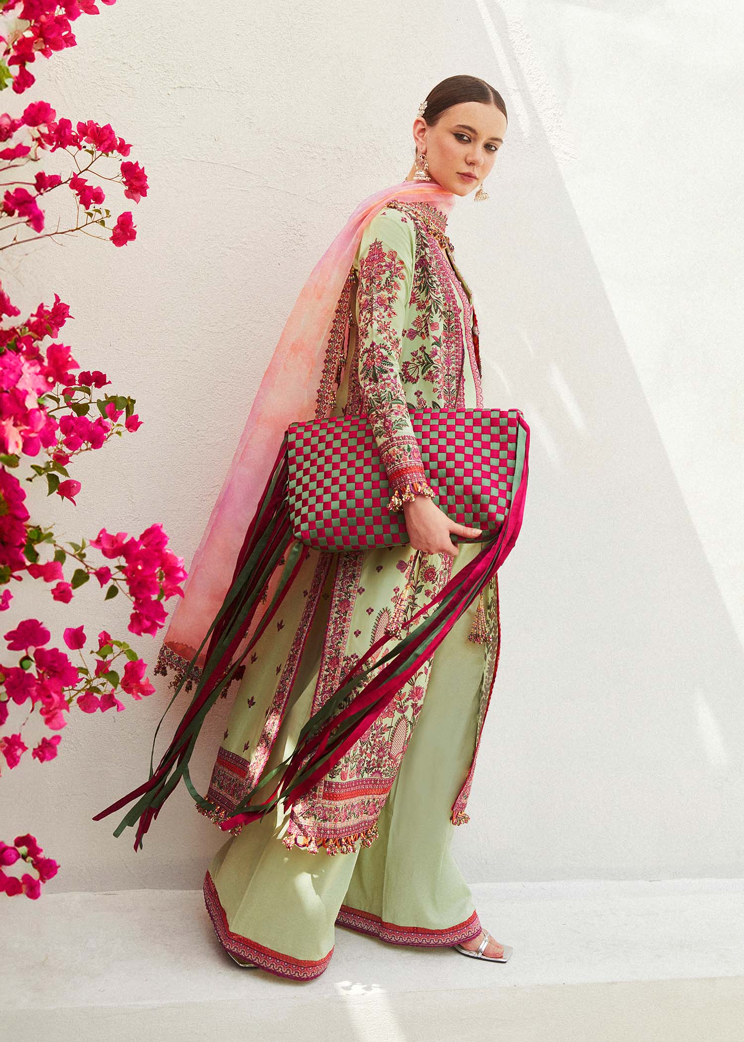 Hussain Rehar | Eid Luxury Lawn SS/24 | Eira - House Of Anaya
