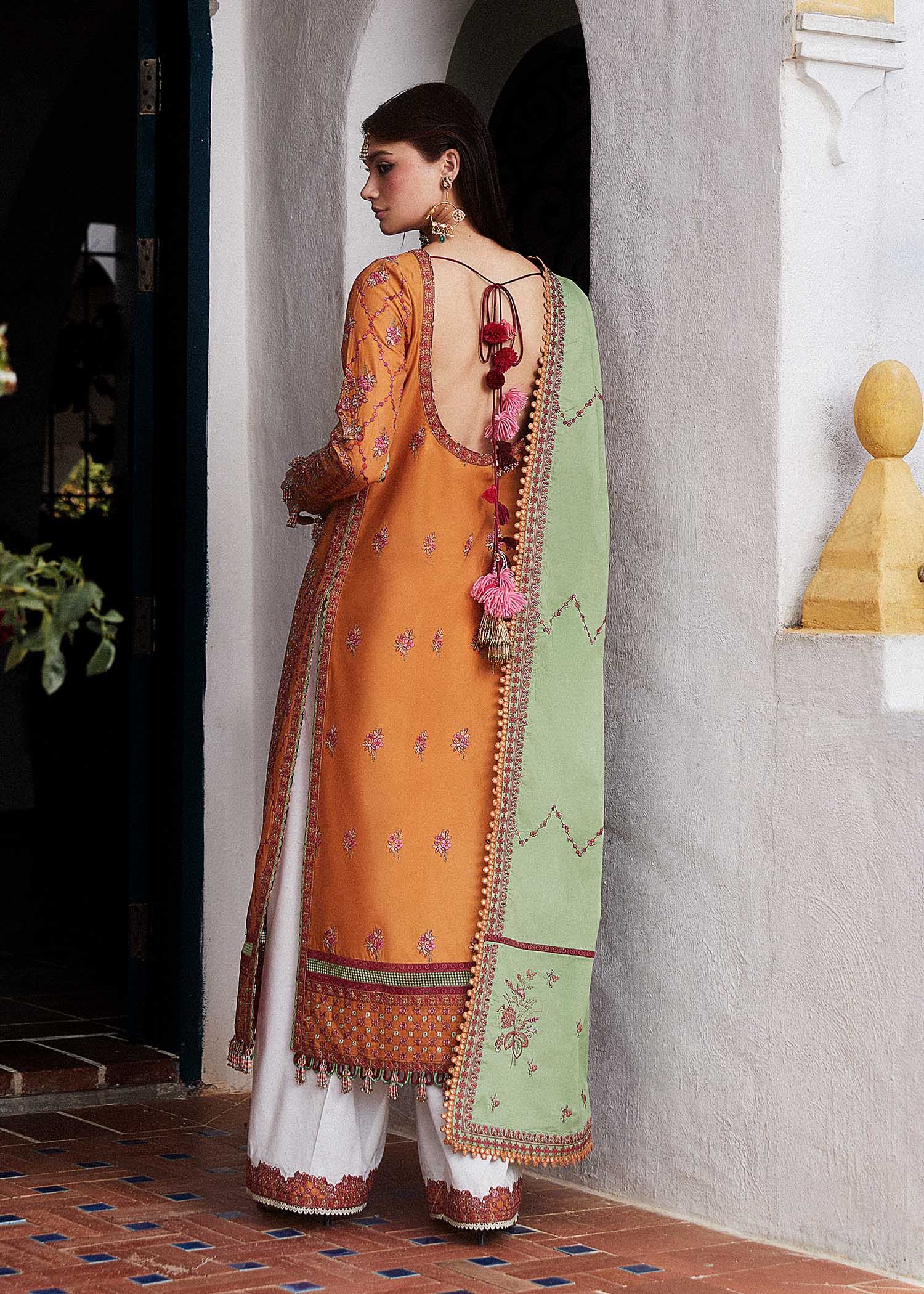 Hussain Rehar | Eid Luxury Lawn SS/24 | Amira - House Of Anaya