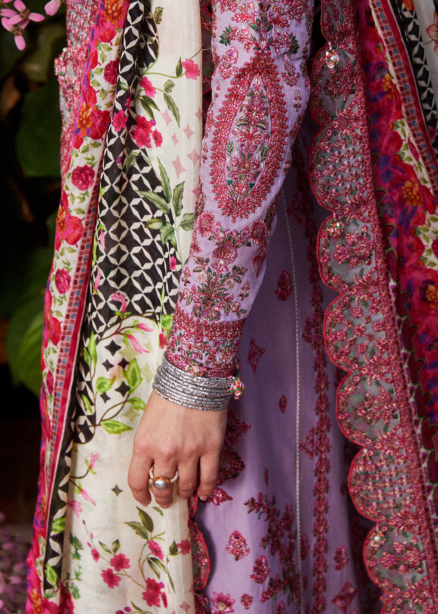 Hussain Rehar | Eid Luxury Lawn SS/24 | Ayzel - House Of Anaya