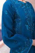 Azure | Embroidered Ensembles 3 Pcs | Hydrangea Hues - House of Zarish