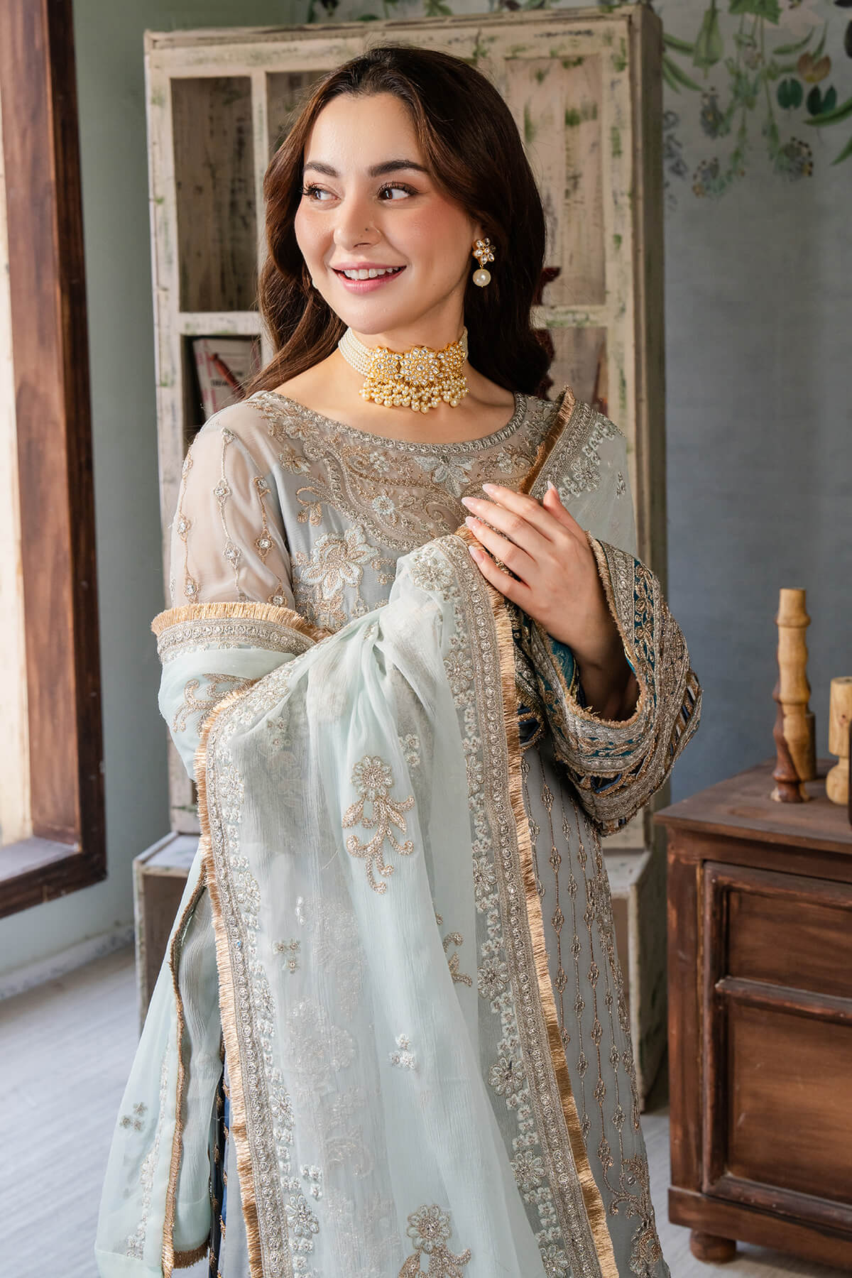 Imrozia Premium | Naina Chiffon | I-190 Rumman - House Of Anaya