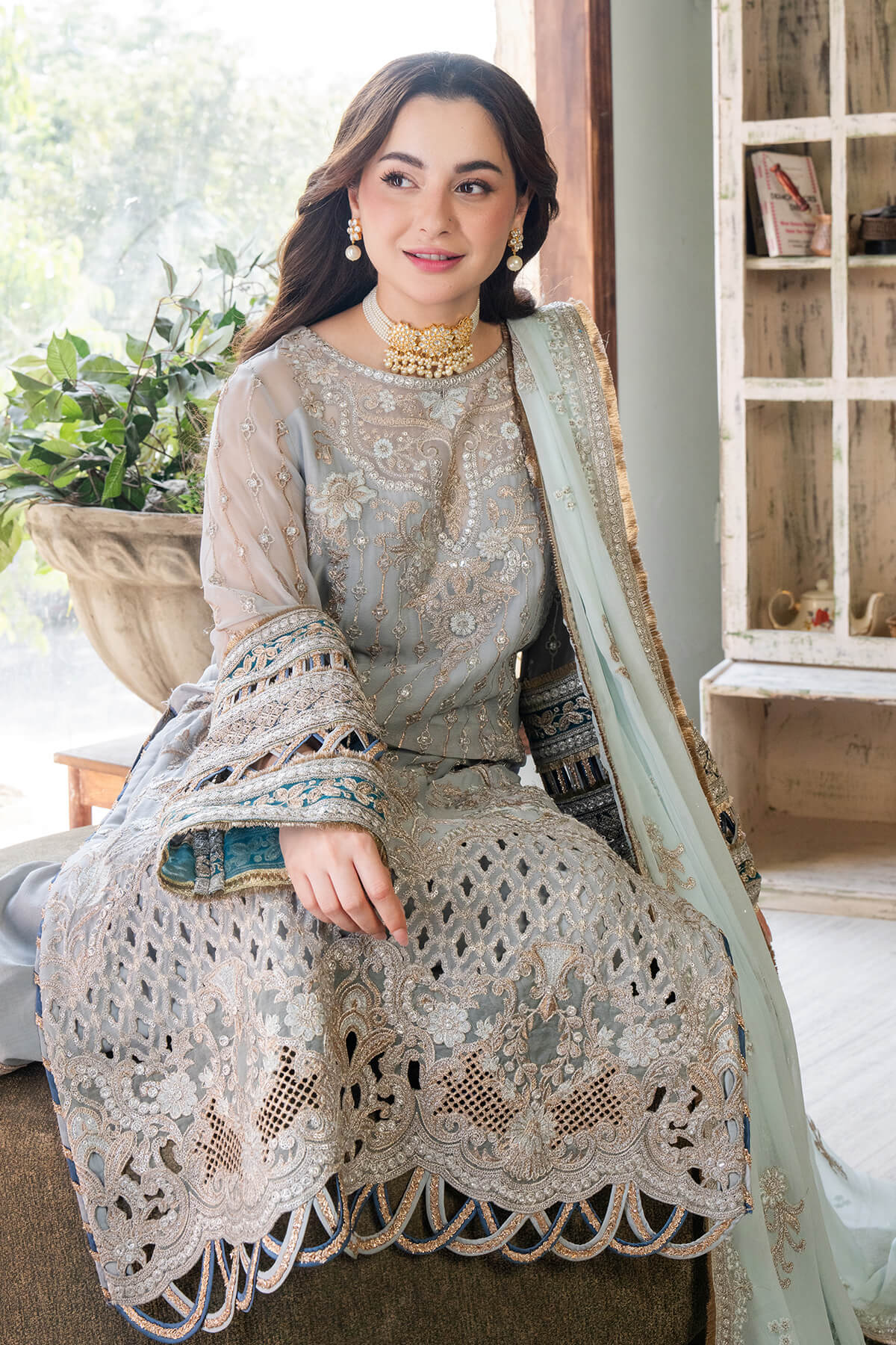 Imrozia Premium | Naina Chiffon | I-190 Rumman - House Of Anaya
