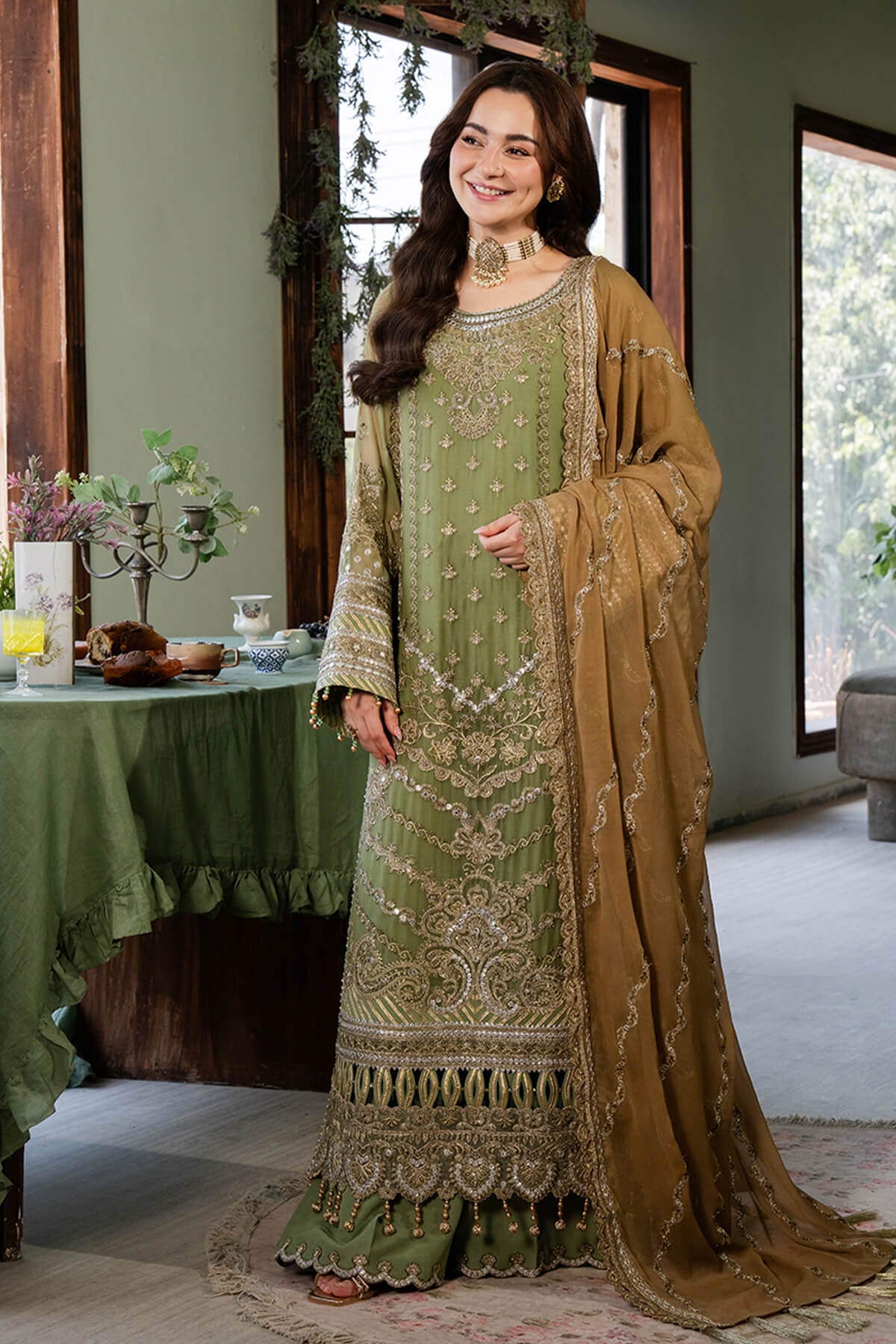 Imrozia Premium | Naina Chiffon | I-191 Aabia - House Of Anaya