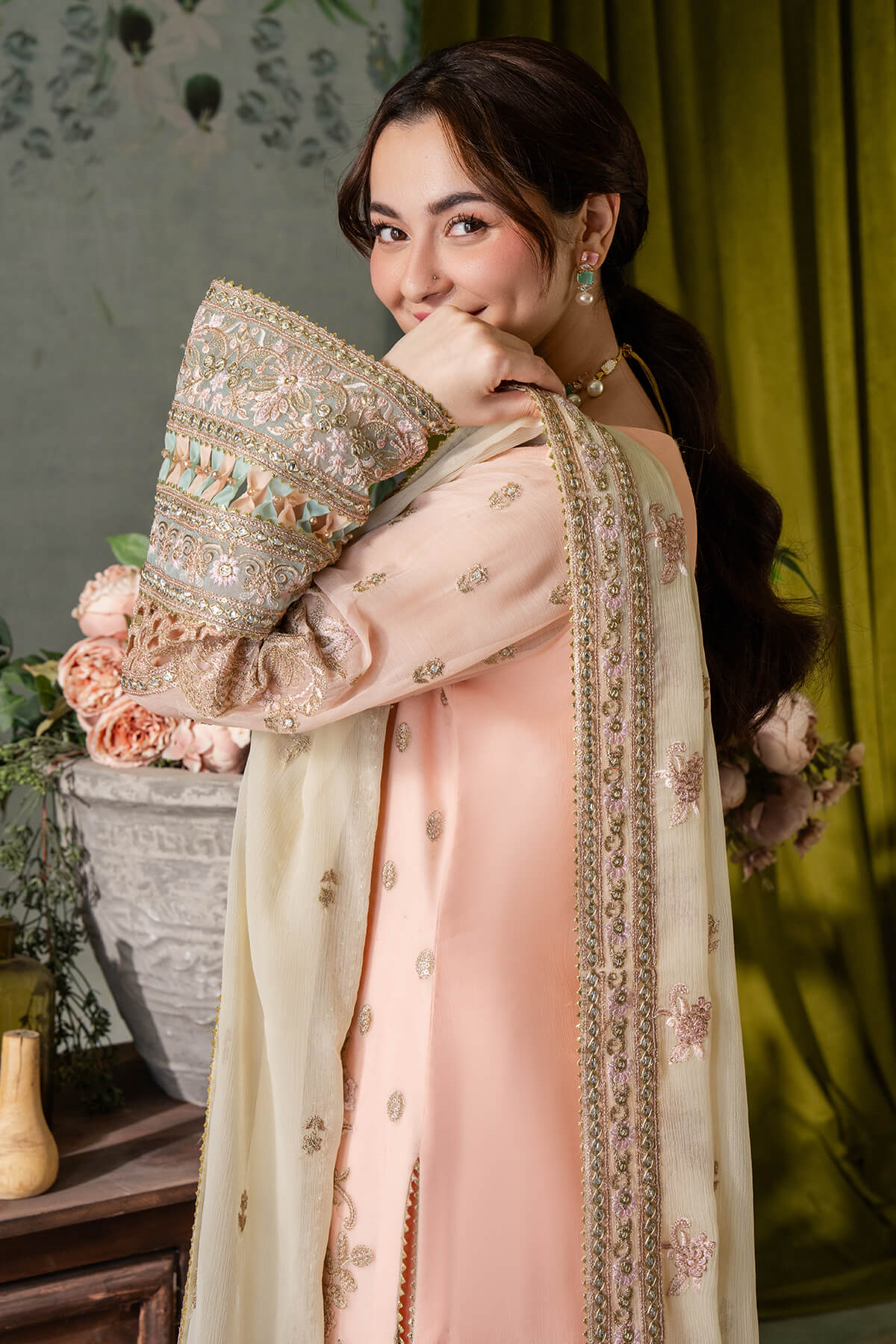 Imrozia Premium | Naina Chiffon | I-193 Kashud - House Of Anaya