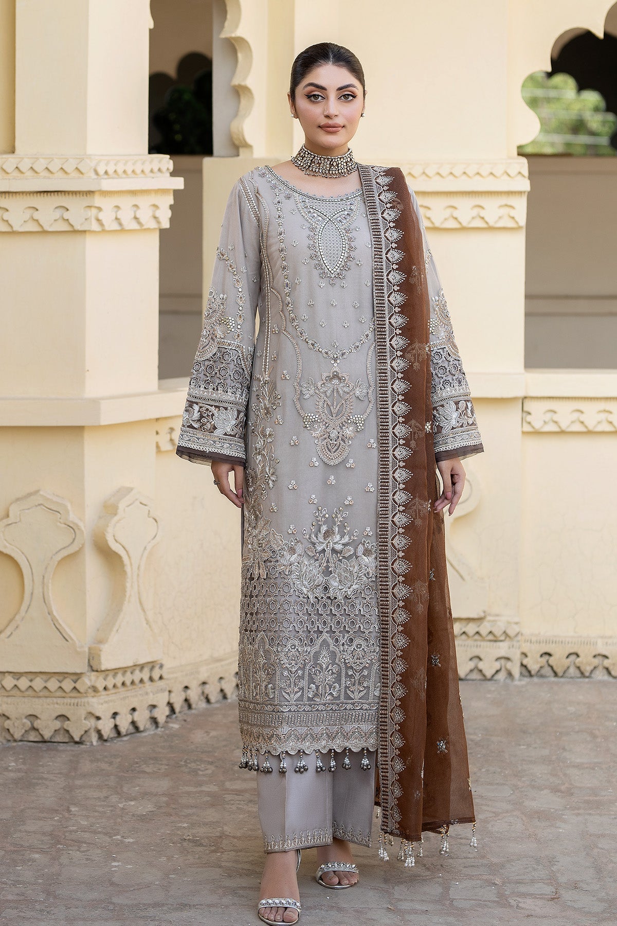 Imrozia Premium | Baad e Saba Formals | IP-52 Gulbahar - House Of Anaya
