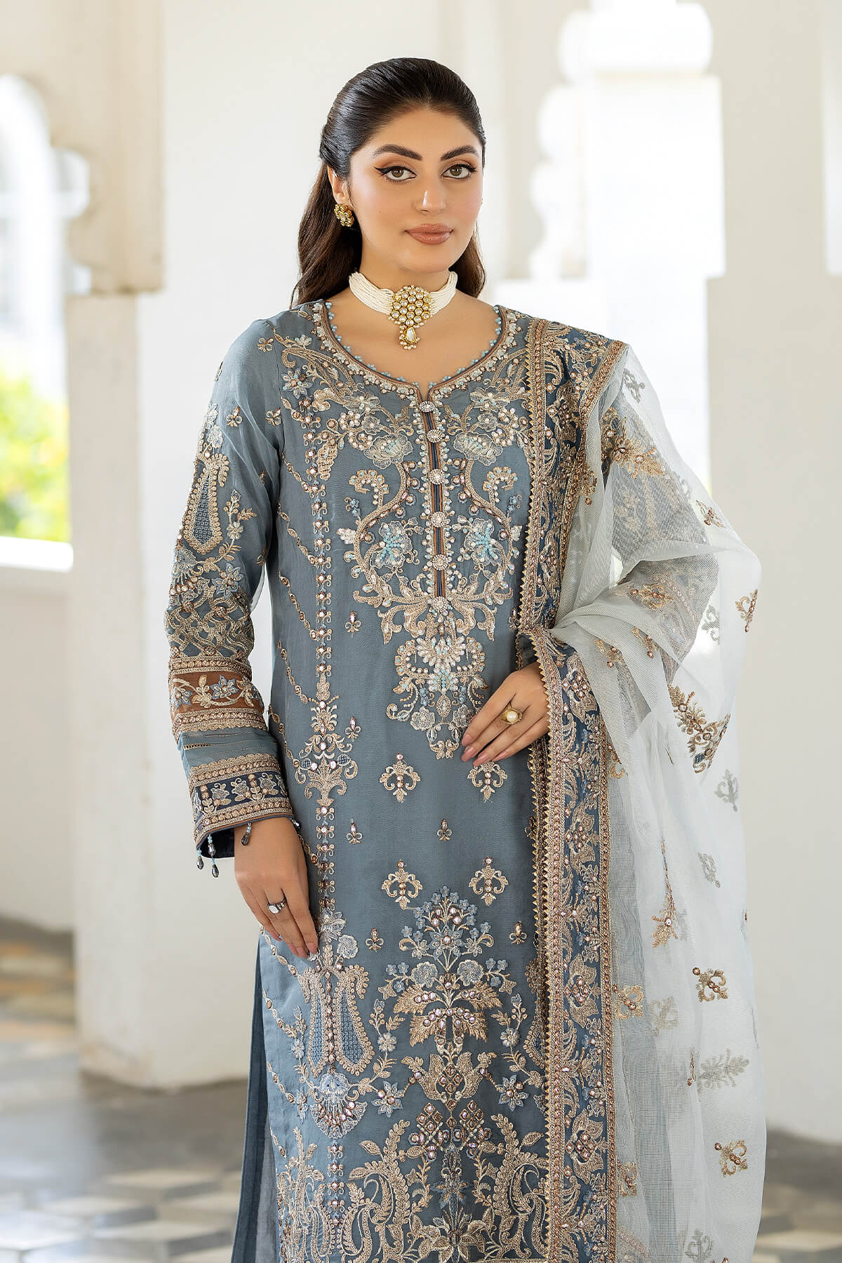 Imrozia Premium | Baad e Saba Formals | IP-57 Khushboo - House Of Anaya