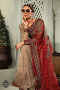MariaB – Chiffon – MPC-22-202-Coffee and Maroon - Riwayat-e-khas