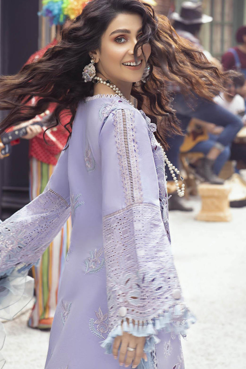 Mushq Luxury Lawn Collection "22 - Heather - TC-101 - Chikankari - Riwayat-e-khas