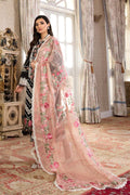 Crimson Luxury Lawn by Saira Shakira - TC-60 - Pleated Perfection - Midnight - Riwayat-e-khas