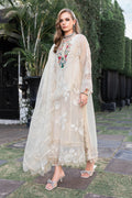 MARIA B EID COLLECTION UNSTITCHED EL-23-01-Cream - Riwayat-e-khas